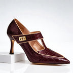 Gabriella - Women’s Glossy Croc Pumps
