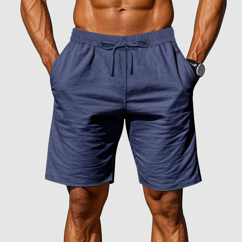 Garrett - Men's Lightweight Cotton Drawstring Shorts