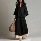 Grace - Women’s Flowy Linen Look Two-Piece Set