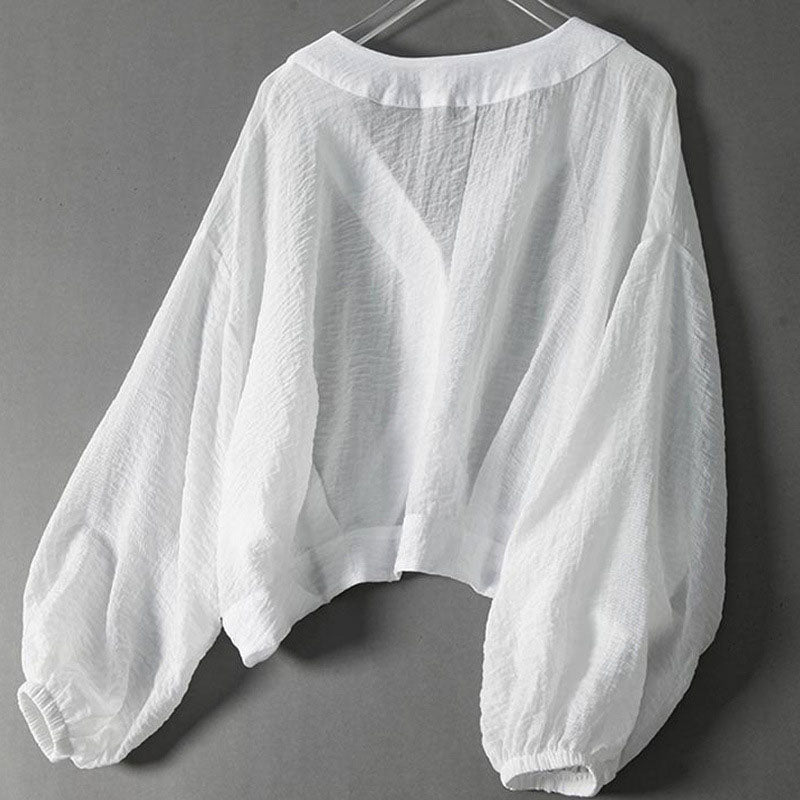 Hailey - Women’s Chic Crinkle Textured Summer Top