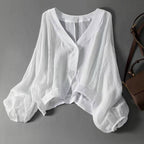 Hailey - Women’s Chic Crinkle Textured Summer Top