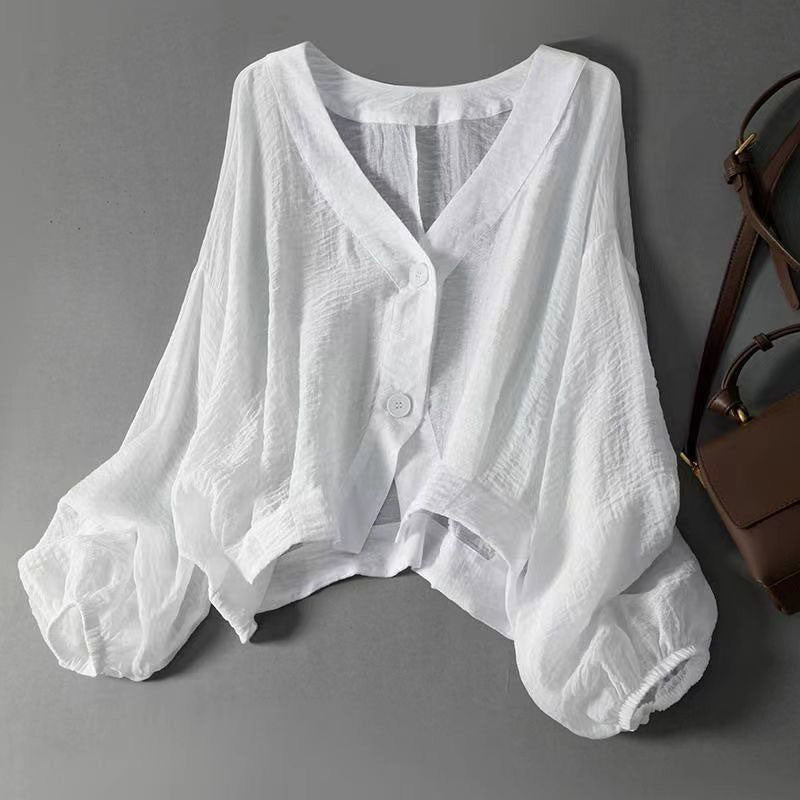 Hailey - Women’s Chic Crinkle Textured Summer Top