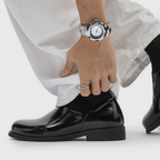 Hudson - Men's Glossy Leather Slip-On Loafers