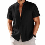 James - Men’s Textured Cotton Summer Shirt