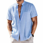 James - Men’s Textured Cotton Summer Shirt