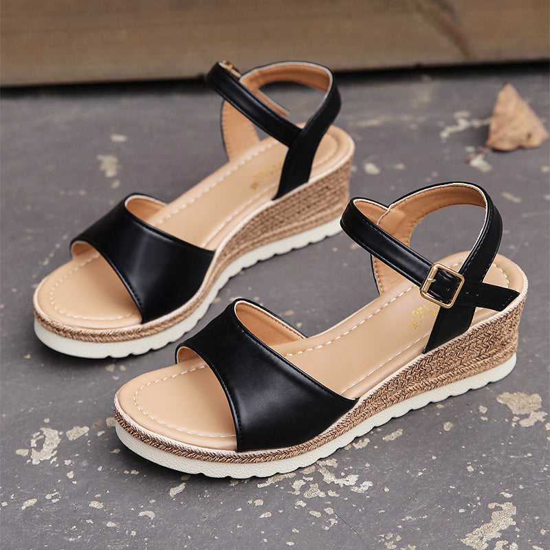 Jane - Women’s Casual Buckle Platform Sandals