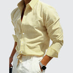 Jordan - Men's Striped Button Down Long Sleeve Shirt