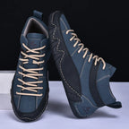 Julian - Men's Lace-Up High-Top Sneakers with Padded Ankle Support