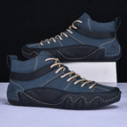 Julian - Men's Lace-Up High-Top Sneakers with Padded Ankle Support