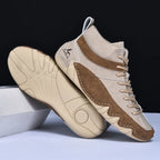 Julian - Men's Lace-Up High-Top Sneakers with Padded Ankle Support