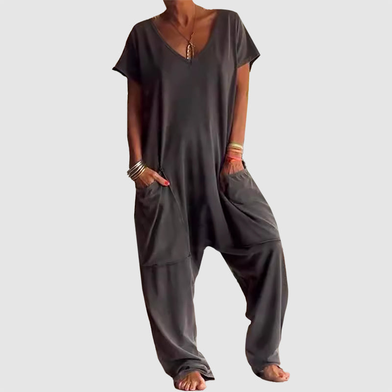 Kaia - Women’s Oversized Pocket Jumpsuit