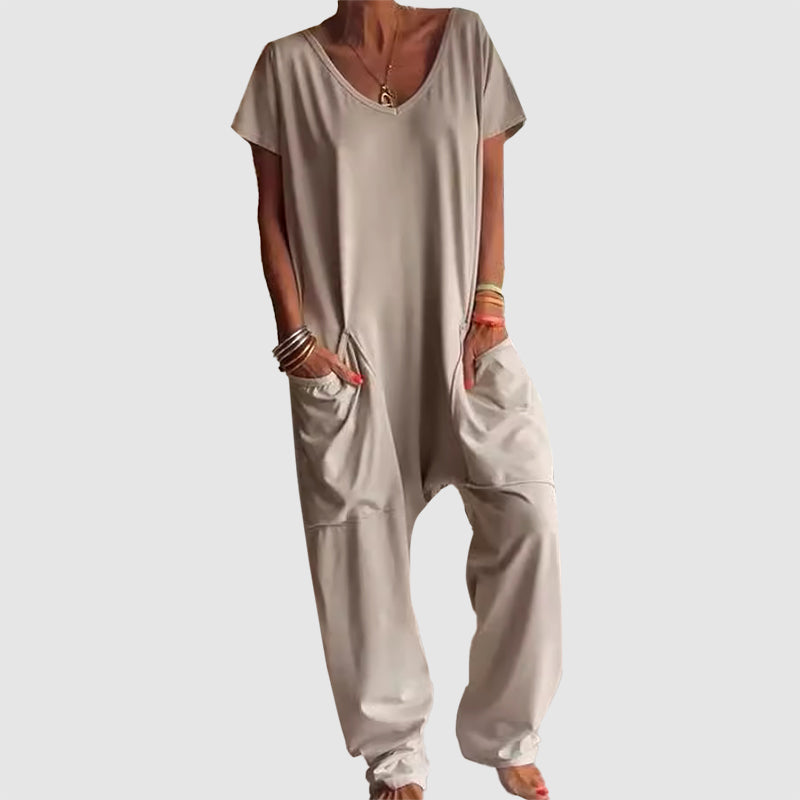 Kaia - Women’s Oversized Pocket Jumpsuit