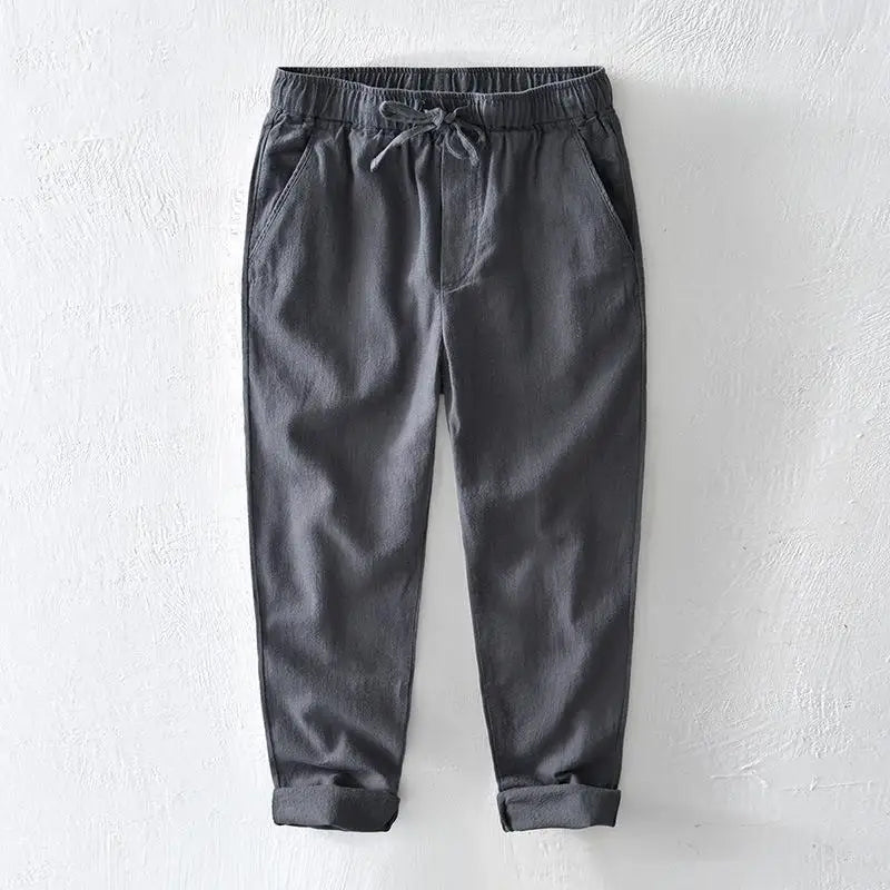 Landon - Men’s Classic Linen Blend Trousers