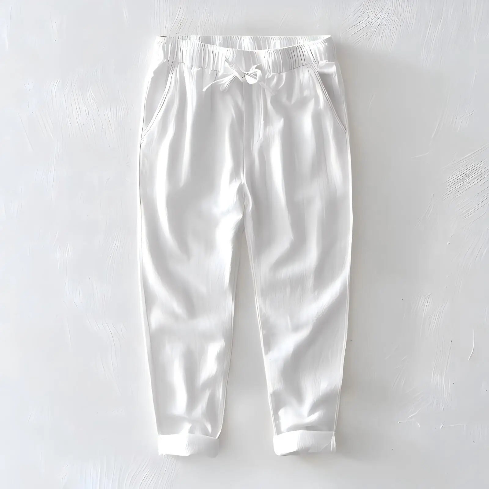 Landon - Men’s Classic Linen Blend Trousers