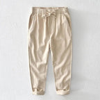 Landon - Men’s Classic Linen Blend Trousers