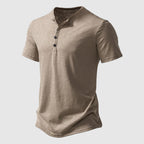 Leonard - Men’s Lightweight Short Sleeve Henley Shirt