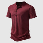 Leonard - Men’s Lightweight Short Sleeve Henley Shirt