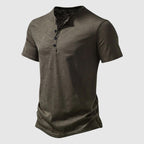 Leonard - Men’s Lightweight Short Sleeve Henley Shirt