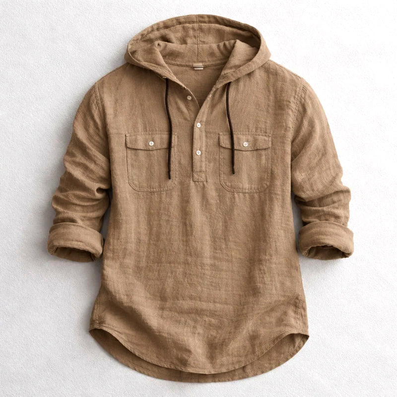 Caleb - Men’s Casual Long Sleeve Cotton Hoodie