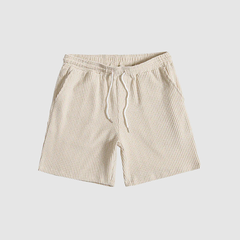 Logan - Men’s Short Sleeve Button Down Shirt Shorts Set