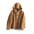 Lucille - Women's Hooded Button-Up Coat