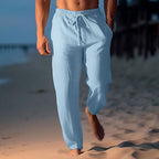 Luke - Men’s Lightweight Linen Lounge Pants