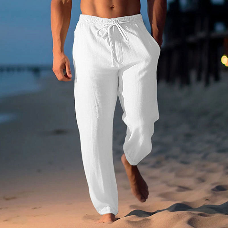 Luke - Men’s Lightweight Linen Lounge Pants