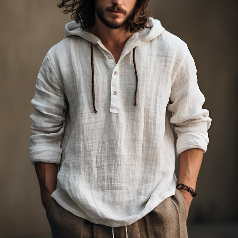 Marcus - Men’s Beach Style Casual Hooded Top