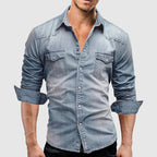 Mason - Men’s Washed Denim Button Shirt