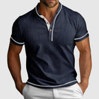 Mateo - Men’s Textured Henley Knit T-Shirt