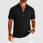 Maverick - Men’s Henley Shirt with Chest Pocket