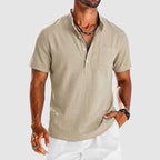 Maverick - Men’s Henley Shirt with Chest Pocket