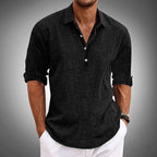 Michael - Men’s Casual Button Henley Shirt