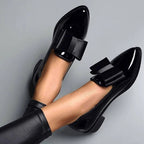 Mildred - Women’s Classic Pointed-Toe Ribbon Flats