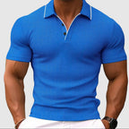 Nathan - Men's Slim Fit Textured Polo Shirt