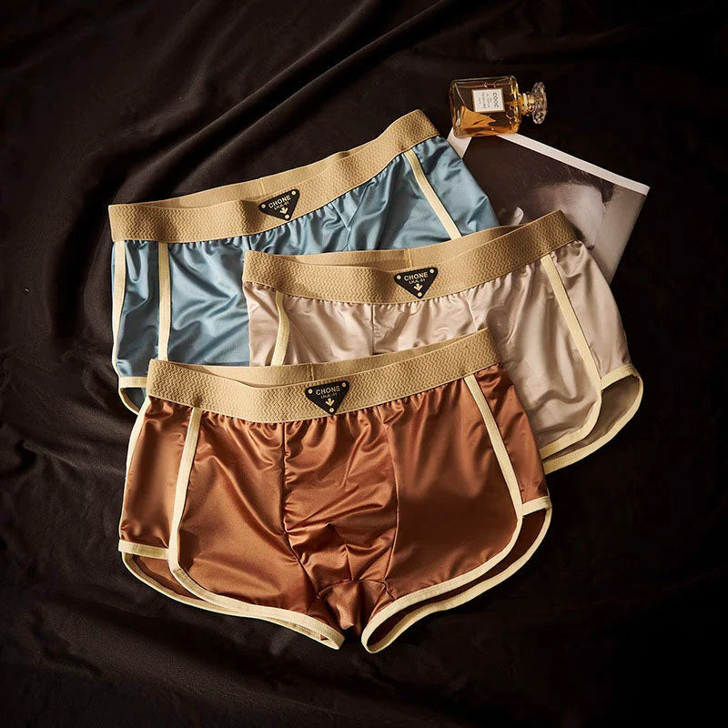 Nicholas - Men's Satin Boxer Briefs