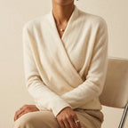 Norah - Women's Cashmere Wool Wrap Sweater