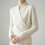 Norah - Women's Cashmere Wool Wrap Sweater