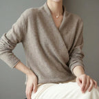 Norah - Women's Cashmere Wool Wrap Sweater