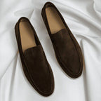 Oliver - Men’s Suede Slip On Minimal Classic Loafers