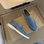 Oliver - Men’s Suede Slip On Minimal Classic Loafers