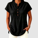 Ophelia - Women’s Lightweight Short Sleeve Blouse
