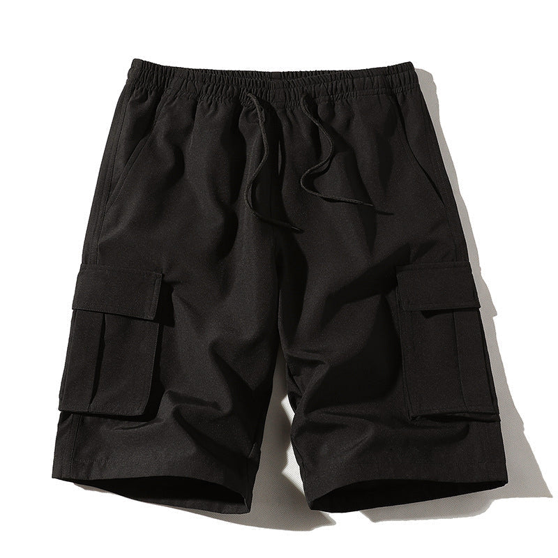 Owen - Men’s Casual Elastic Waist Cargo Shorts