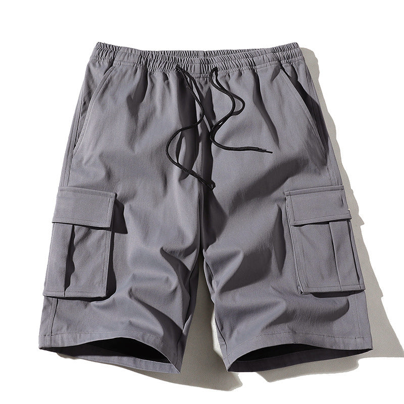 Owen - Men’s Casual Elastic Waist Cargo Shorts
