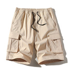Owen - Men’s Casual Elastic Waist Cargo Shorts