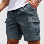 Owen - Men’s Casual Elastic Waist Cargo Shorts