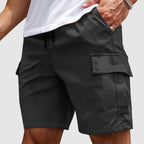 Owen - Men’s Casual Elastic Waist Cargo Shorts