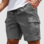 Owen - Men’s Casual Elastic Waist Cargo Shorts