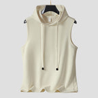 Paul - Men’s Sleeveless Ribbed Hoodie Tank Top