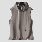 Paul - Men’s Sleeveless Ribbed Hoodie Tank Top